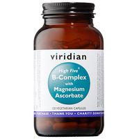 Viridian High Five B Complex with Magnesium Ascorbate Capsules, 30 Capsules